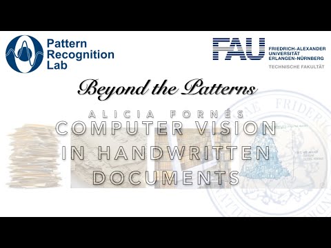 Beyond the Patterns 24 - Alicia Fornés - Computer Vision for Handwritten Document Analysis