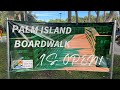 Walking Down Palm Island Boardwalk In Mount Dora Florida Tour Of Boardwalk Palm Island Park
