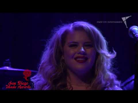 Casey Hensley at the 2019 San Diego Music Awards