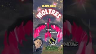 Moltres easy clap with Ultraball and nice trow 🤩 #shortsfeed #pokemon #subscribe