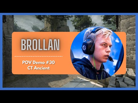 Fnatic Brollan CT Side Ancient (30-22) vs Astralis @ IEM Katowice 2022