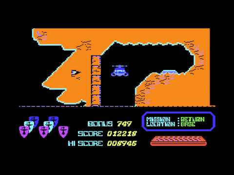 Airwolf Commodore 64 (C64) Longplay