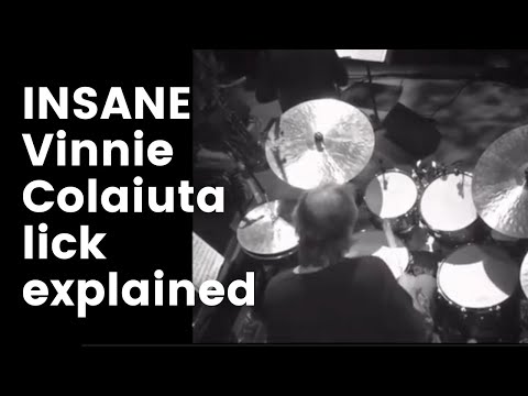 Drum Lesson: Insane Vinnie Colaiuta Lick Explained