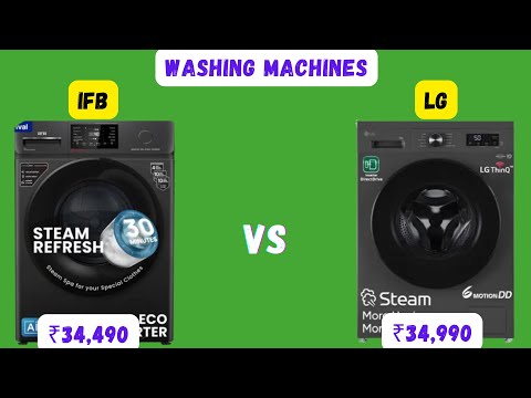 Thumbnail for "IFB vs LG: Best 8kg Washing Machine Under ₹35,000? 🧼💥"