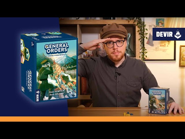 Vídeo relacionado con Devir - General Orders, Juego de Mesa con Amigos y Familiares, Colocación de Trabajadores, Tirar Dados, Juego de Guerra, Edad 13 Años (BGGEOSP)