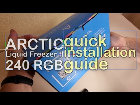 AMD 5950x with Arctic Liquid Freezer II AiO 240 RGB quickEST installation guide