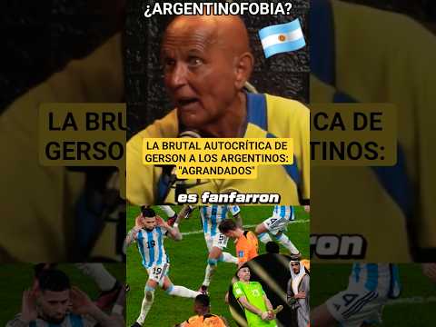 💥¿ARGENTINOFOBIA O AGRANDADOS? 🔥🇦🇷 GERSON SE ENFRENTA A ARGENTINOS EN UN TENSO DEBATE #mundial2026