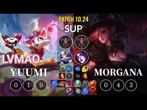 JDG LvMao Yuumi vs Morgana Sup - KR Patch 10.24
