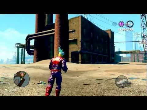 Saints Row 3 (The Third) : Random Easter eggs ( Toilet on cliff, random music from house)