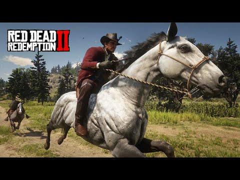 DOMANDO UM PURO SANGUE INGLÊS e mostrando Easter Eggs  - Red Dead Redemption 2