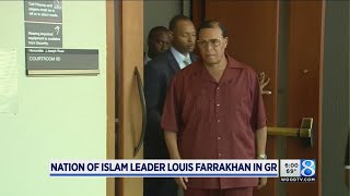 Nation of Islam leader Louis Farrakhan in Grand Rapids