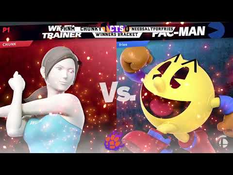 Clocktower Smash 76 - WQ - PHNM | Chunky (Wii Fit Trainer) vs. needsaltforfries (Pac-Man) - SSBU