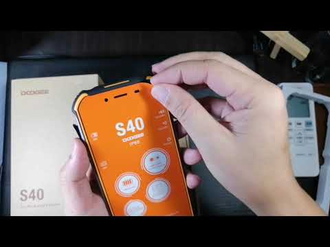 Quick unboxing of the Doogee S40 waterproof phone
