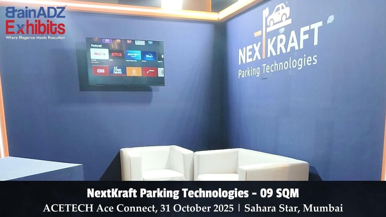 NextKraft Parking Technologies at ACETECH Ace Connect 2025 – Designed & Built by BrainADZ Exhibits
