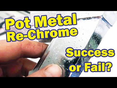 How to Restore and Chrome Pot Metal (mazak, monkey metal, zamak)