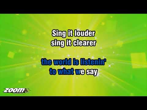 Gary Barlow And The Commonwealth Band - Sing (Karaoke Version) with Lyrics On Screen
