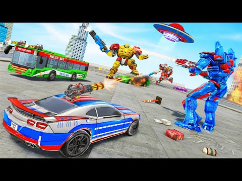 Bus Robot Car Transform War– Spaceship Robot Games video | Robot 2021 gameplay | 3D robot gameplay