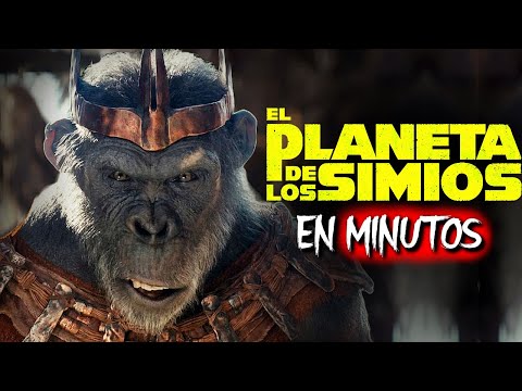 EL PLANETA DE LOS SIMIOS: Toda la Saga | EN MINUTOS