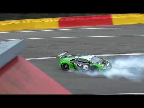 Gt Open Crashes & Spins Spa francorchamps