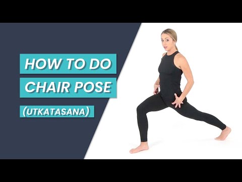 So führen Sie die Stuhlhaltung aus – Utkatasana