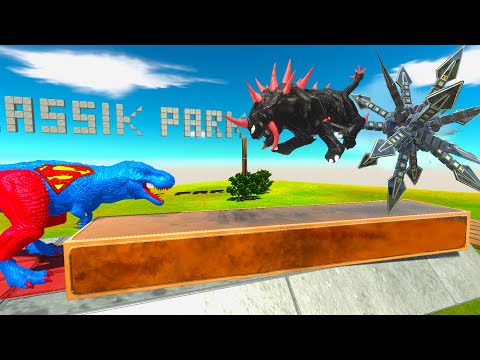 PUSH TO THE DEADLY SPIKEBALL 1vs1 - Animal Revolt Battle Simulator ARBS