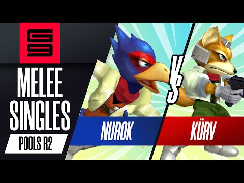Nurok (Falco) vs Kürv (Fox) - Melee Singles Pools Winners Semi-Final  - Genesis 9