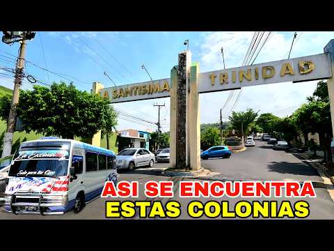 ASI SE ENCUENTRAN ESTAS COLONIAS DE SAN SALVADOR. #elsalvador