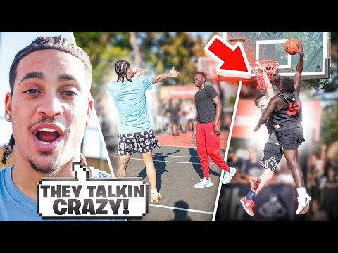 THESE HOOPERS WERE TALKING SH*T.. SO I SHUT DOWN THE PARK!