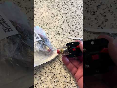 Product Review: 2 pcs 50A Audio Inline Circuit Breaker Reset Fuse 12V-24V DC Reset Fuse Holder
