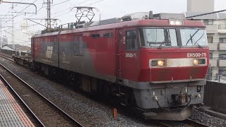 EH500-75+コキ1B 貨物 西浦和駅通過