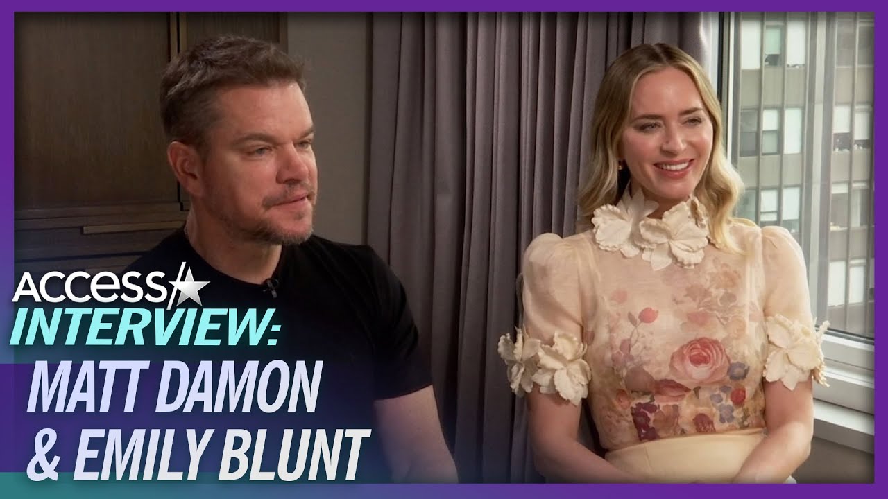 Matt Damon & Emily Blunt Reveal They’re Neighbors & Go On Double Dates (EXCLUSIVE) Matt Damon & Emily Blunt Reveal They’re Neighbors & Go On Double Dates (EXCLUSIVE)