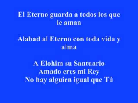 «Amado mío», canción de alabanza.