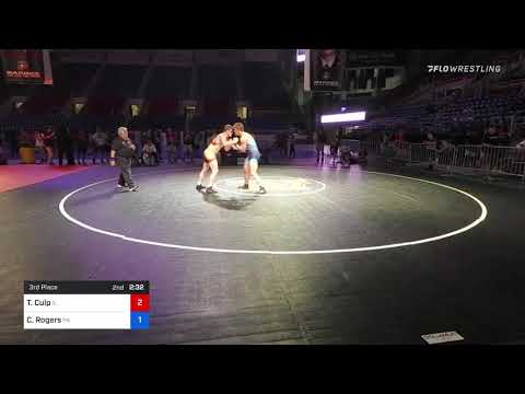 195 Lbs 3rd Place - Tom Culp, Illinois Vs Caden Rogers, Pennsylvania 6804