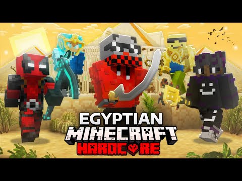 100 Players Simulate The EGYPTIAN Purge In Minecraft..