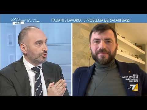 Michele Gubitosa ospite a "L' aria che tira" - La7 - 06/02/2023