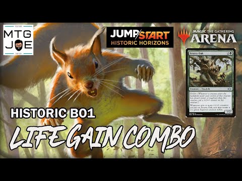 Infinite Squirrel Tokens🐿️ | Selesnya Life Gain Combo | Jumpstart Historic Horizon on MTG Arena