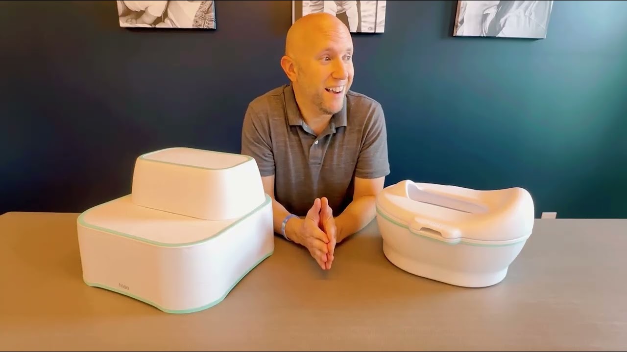 Frida Baby All-in-One Ultimate Potty Training Set for Toddlers Toilet, Step Stool & Cleanup Kit
