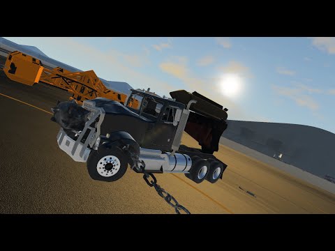 Giant Spinners With Chains Crumble cars   BeamNG Drive