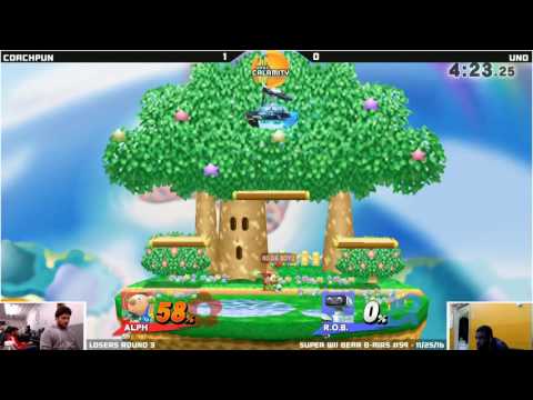 SWBB #59  CoachPun Alph vs Uno Pacman, ROB   Losers Round 3   Smash 4 Singles