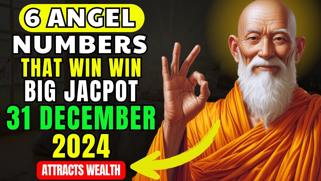 Lucky Numbers: 6 NUMBERS TO WIN BIG and GET RICH on MONDAY 30th December 2024 | Buddhist Teachings