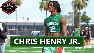 Mater Dei (CA) 2026 WR Chris Henry Jr. Makes it Look TOO EASY at UA Next Future 50