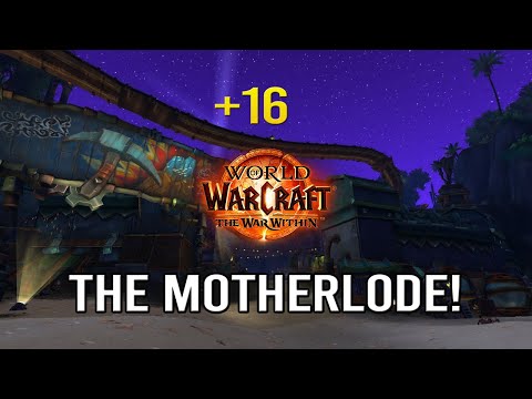 WoW Mythic+16 | The Most Chaotic Motherlode Run Yet!