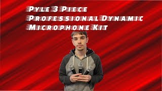 Video thumbnail for Pyle 3 Piece Professional Dynamic Microphone Kit ( PDMICKT34) Review/Show case by JustICUEBro
