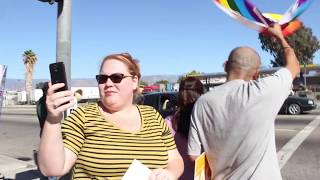 Bumping &quot;Fuck Donald Trump&quot; By Nipsey Hussle &amp; YG Thru A Donald Trump Protest Pt 2