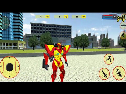 Flying Horse Transform Car Robot War (Missions 7-10) - Android Gameplay FHD