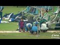 Muslim Cricket Players Offering Namaz