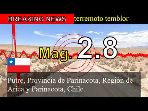 😱🚨Última hora: Un sismo de magnitud 2,8 sacude Putre, en la provincia de Parinacota, región de Arica