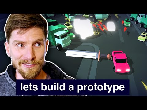 I made Vampire Survivors… with cars