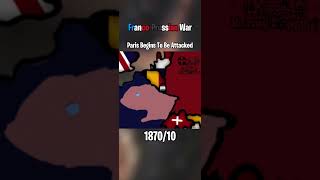 Franco Prussian War(1870)⚠️EDUCATIONAL PURPOSES⚠️#fypシ゚viral #map #viralvideo #europe #shorts #fyp