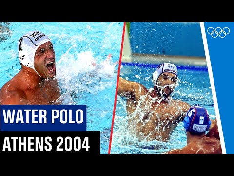 Hungary 🆚 Serbia & Montenegro | Incredibly CLOSE water polo final! | Athens 2004